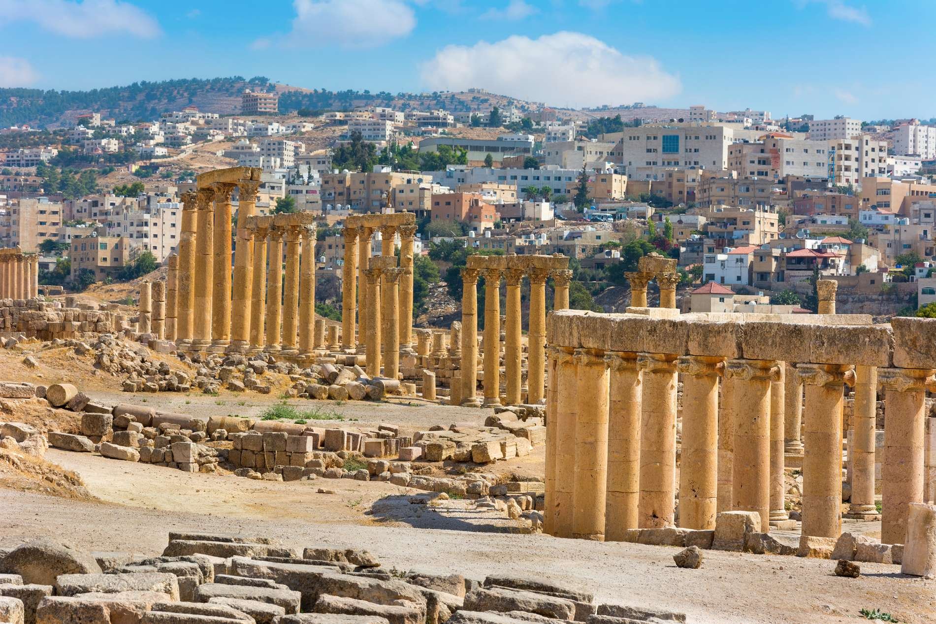 Traversée de la Jordanie - Amman - Jerash - Umm Qais - Amman - Jerash - Umm Qais