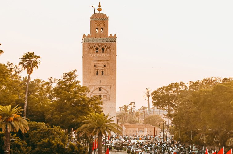 Dal rosso al blu - Marrakech - Foto del giorno