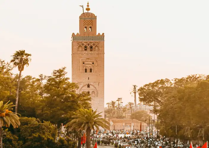 From red to blue - Marrakech - Photo of the day