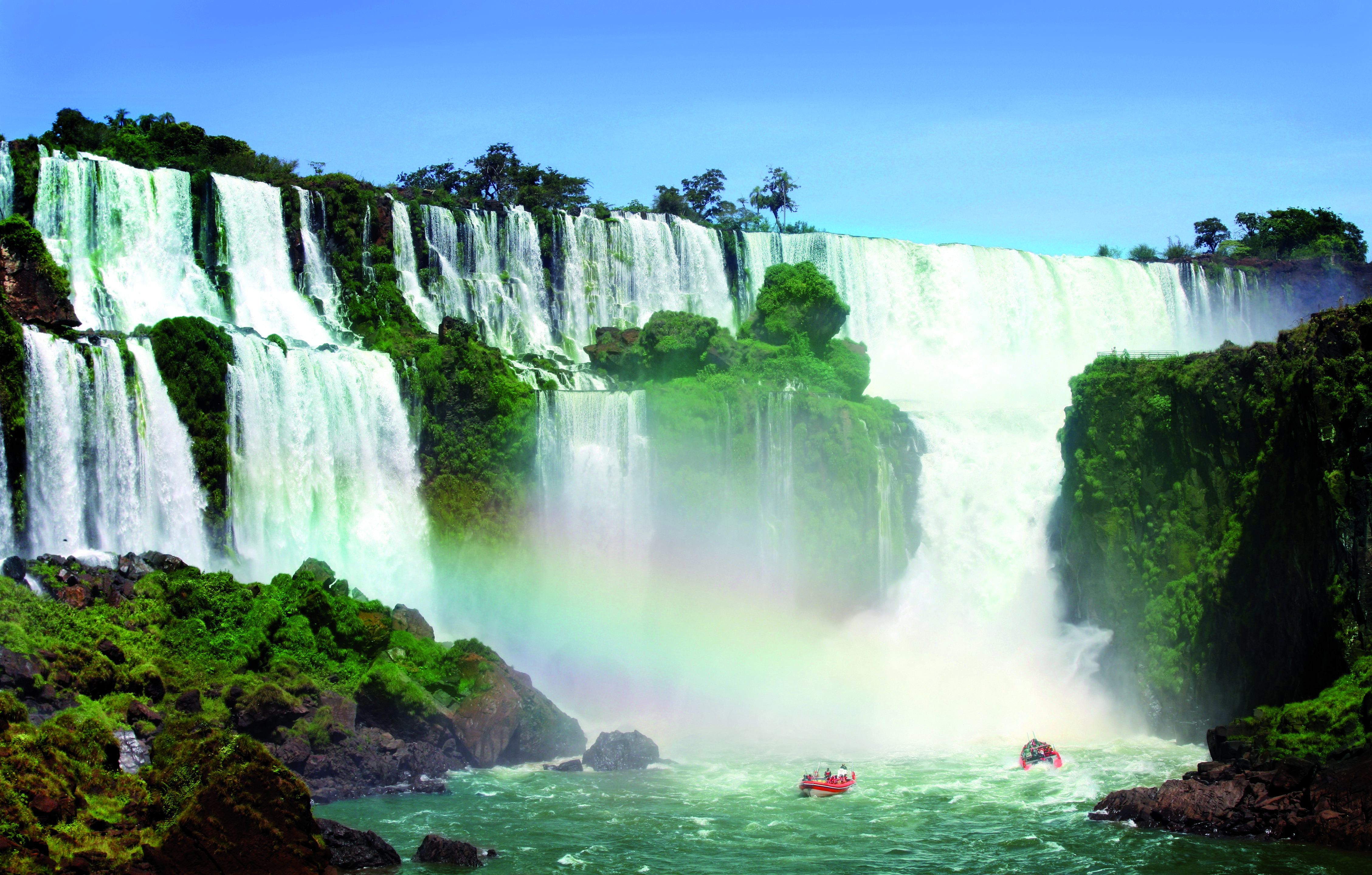 De schoonheid van Noord-Argentinië - Iguazu-watervallen, Braziliaanse kant - Chutes d Iguazu côté brésilien