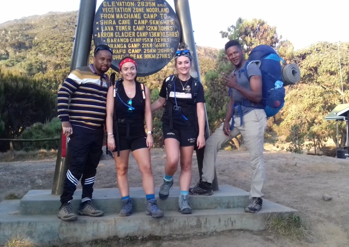 8 Days Mount Kilimanjaro Climb – The Scenic Machame Route - Machame Gate – Machame Camp - FB - Photo of the day