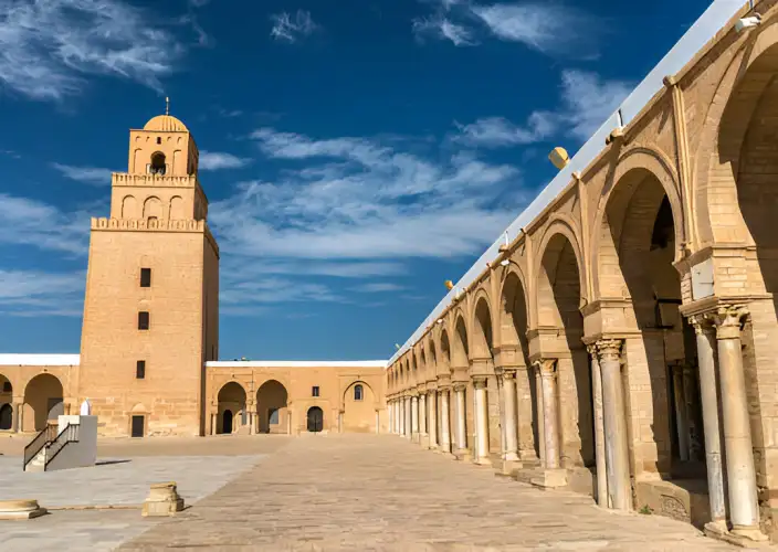 Trésors de Tunisie : 6 jours entre Méditerranée et désert - Kairouan et Tozeur - Mosquée de Kairouan