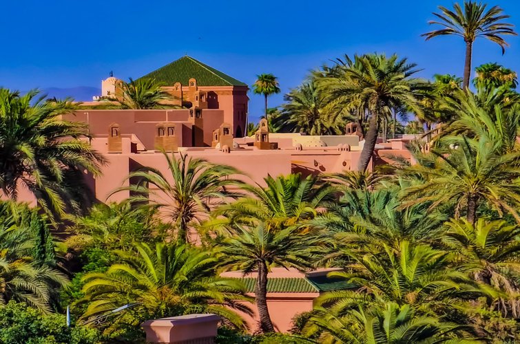 Dal rosso al blu - Marrakech - Foto del giorno