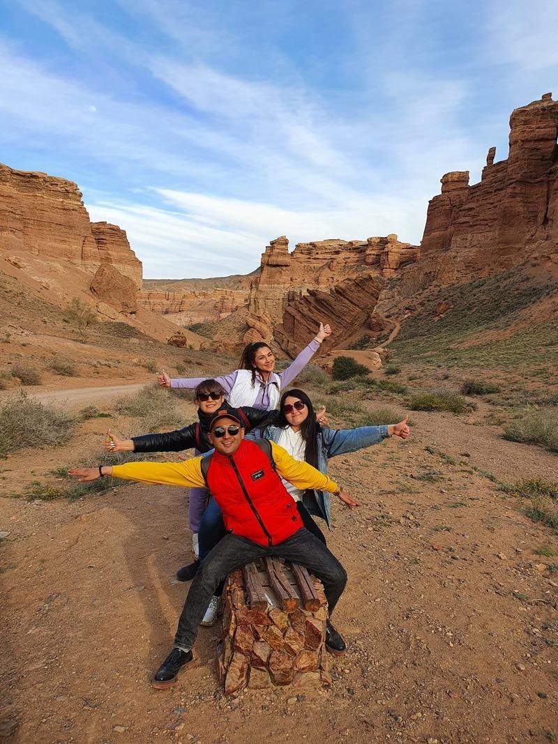 Kazakistan e Kirghizistan combinati - Jarkent - Canyon Charyn - villaggio in montagna - Jarkent-Canyon Charyn-village à la montagne