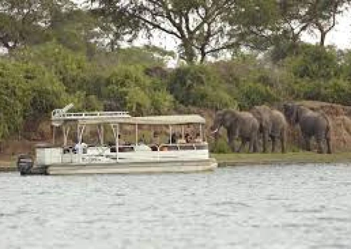 21-daagse Grote Oost-Afrika Expeditie - Game Drive & Kazinga Channel Boottocht - Foto van de dag