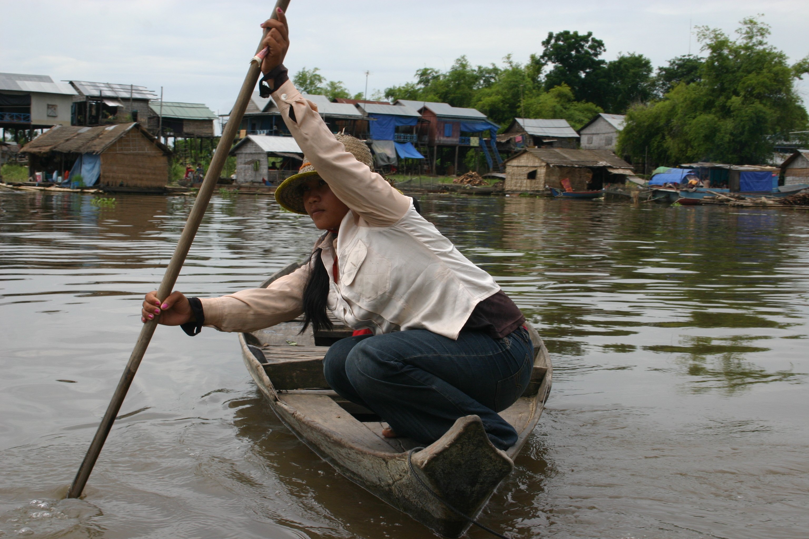 De rondreis rond het Tonlé Sap-meer + Kratie (Dolfijnen) - Kompong Thom en drijvende dorpen. Landelijk leven, pagodes en tempels - Foto van de dag