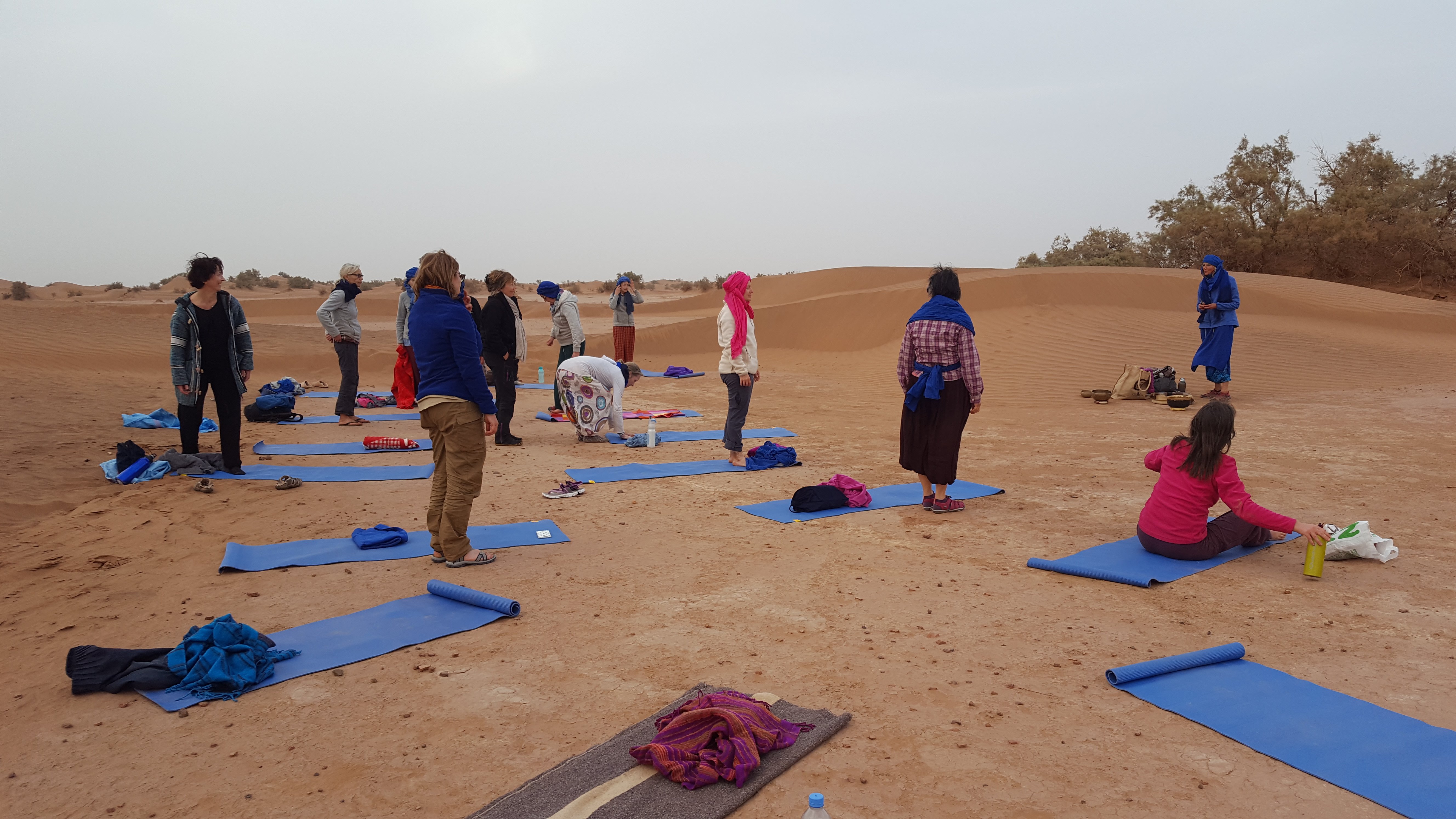 Yoga & randonnée dans la douceur des dunes - Nuit en bivouac - Photo of the day
