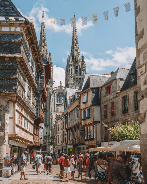 Die schönsten Landschaften der Südbretagne - Quimper, zwischen gotischem Erbe und außergewöhnlicher Handwerkskunst - Tagesfoto