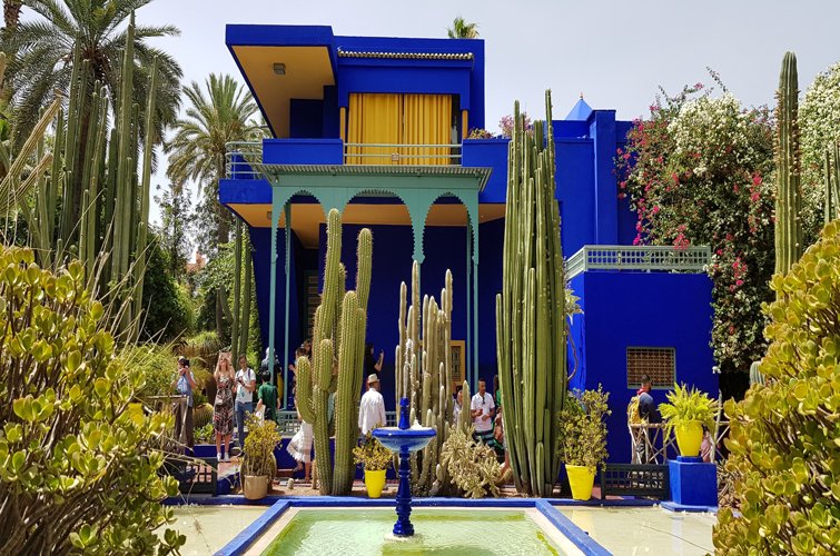 Dal rosso al blu - Marrakech - Foto del giorno