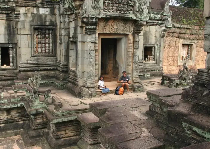 De rondreis rond het Tonlé Sap-meer + Kratie (Dolfijnen) - Tempels van Angkor 2 of Kulen-berg (naar keuze) - Foto van de dag