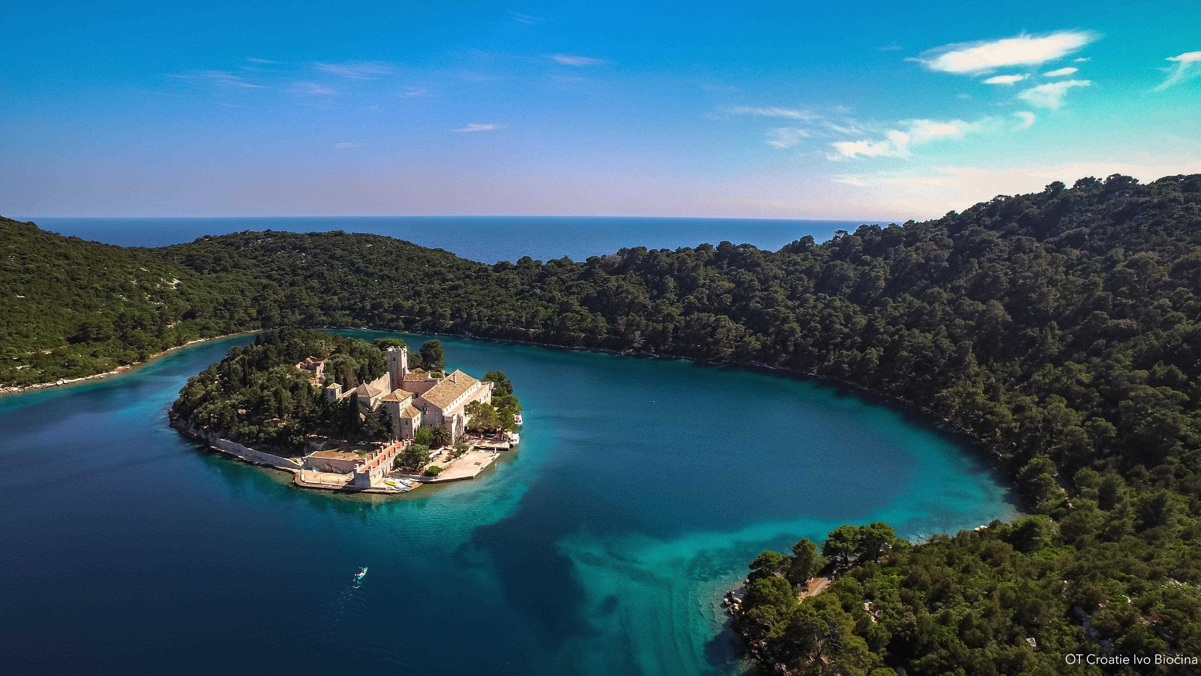 Esplendores do sul da Croácia - O parque nacional da ilha de Mljet - pernoite nas proximidades da cidade de Korčula. - Mljet