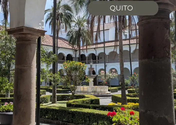 The Great Crossing of the Equator - in a small French-speaking group - THURSDAY - The historic center of Quito - Photo of the day