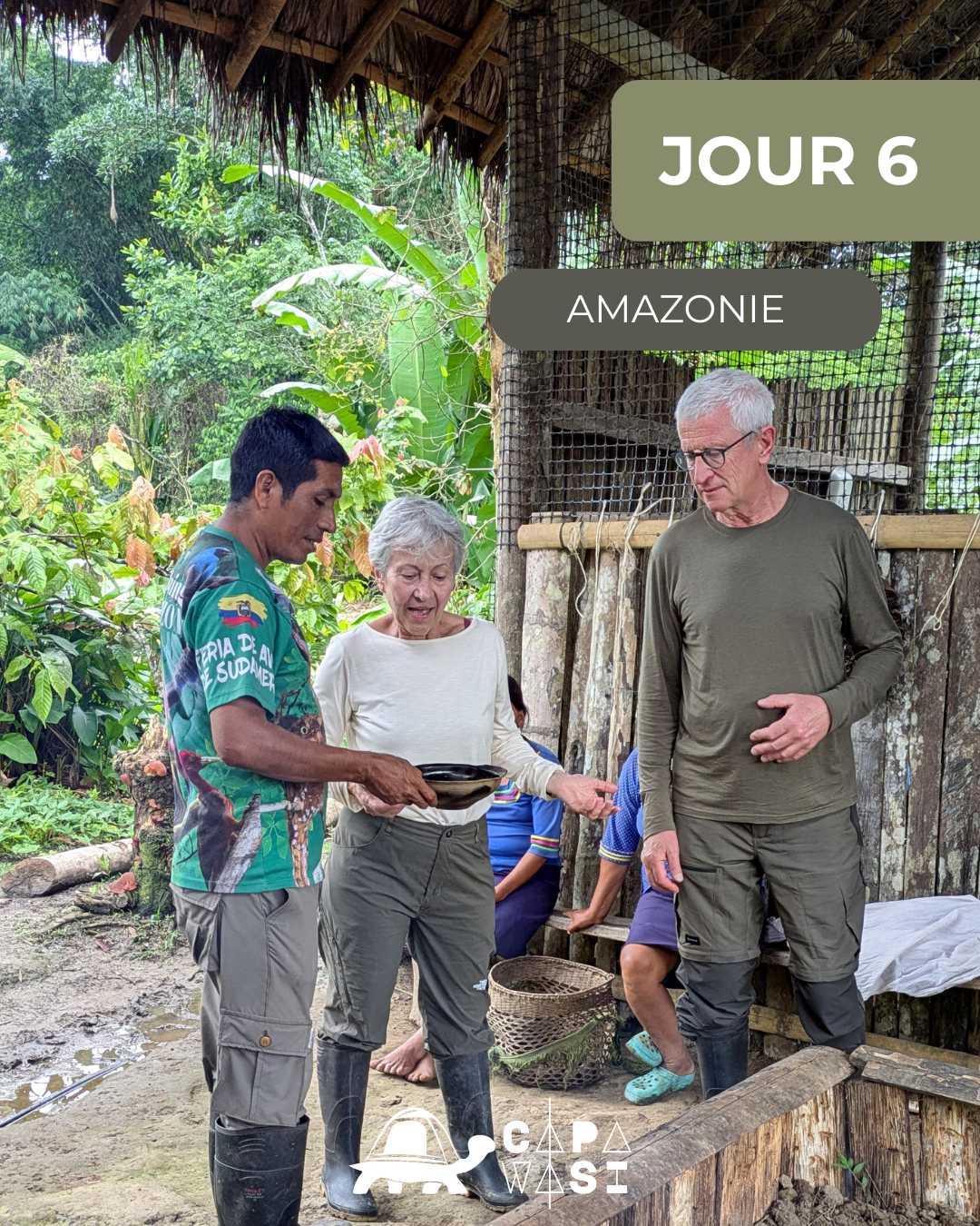The Great Crossing of the Equator - in a small French-speaking group - MONDAY - Exploration in the jungle - Photo of the day
