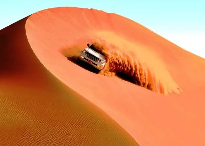7 giorni di esplorazione dalle dune di sabbia di Wahiba alle dune di zucchero di Khaluf in Oman - Esplora le dune di sabbia dorata del deserto di Wahiba - Foto del giorno