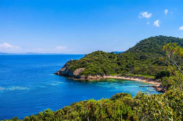 Réveillon na península de Giens e em Port-Cros