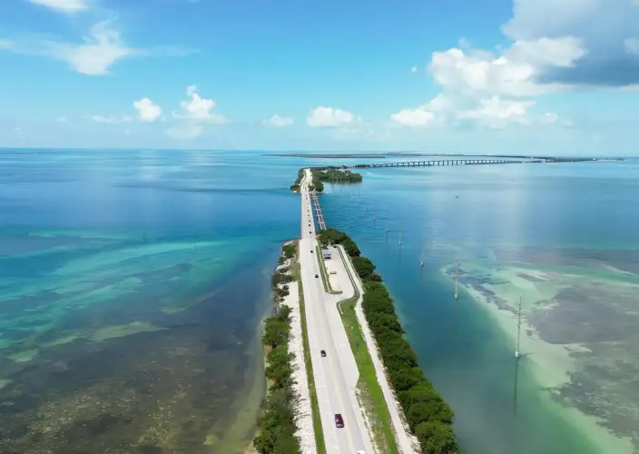 Florida met het gezin - Alligator Highway richting Key West - Foto van de dag