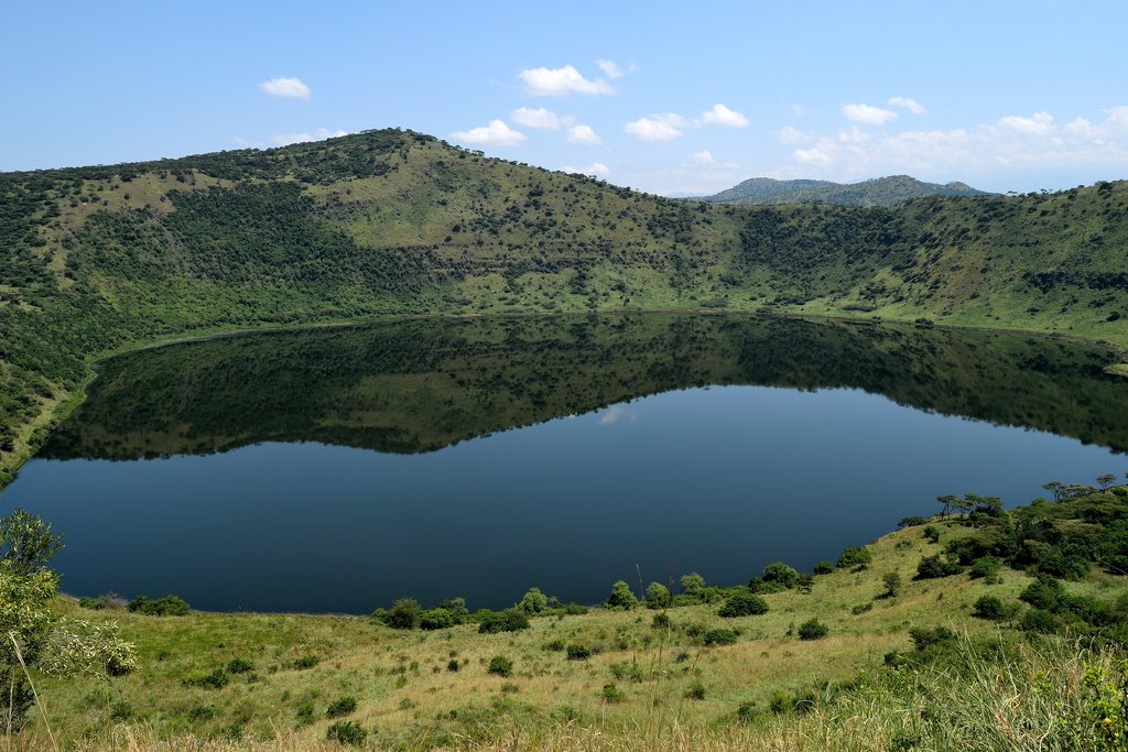 10 dagen Oegandese safari voor wilde dieren en gorilla&#39;s. - Transfer naar het Queen Elizabeth Nationaal Park - Transfert vers le parc national Queen Elizabeth
