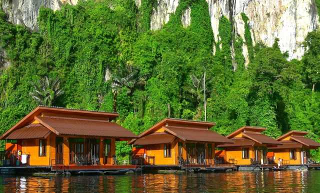 Land van delen in het zuiden van Thailand