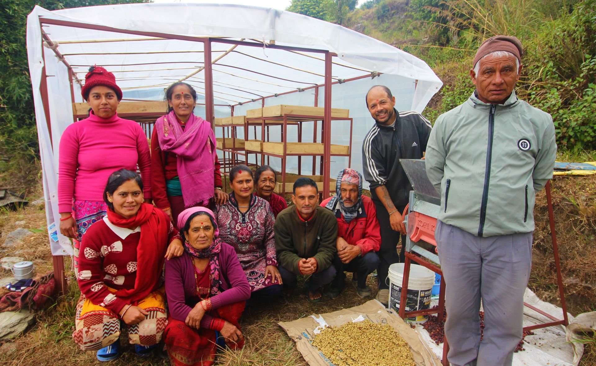 Gesichter Nepals - Sharing Seed: Gemeinschaftsorientiertes Landwirtschaftsprojekt - Lunch
