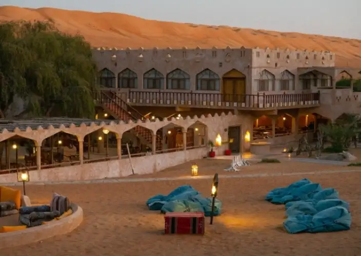 Lujosa puerta de entrada a Omán - 7 días de lujo con estilo - Wadi Bani Khalid (sitio de baño) - Desierto de Wahiba con paseo por dunas y atardecer - Foto del día