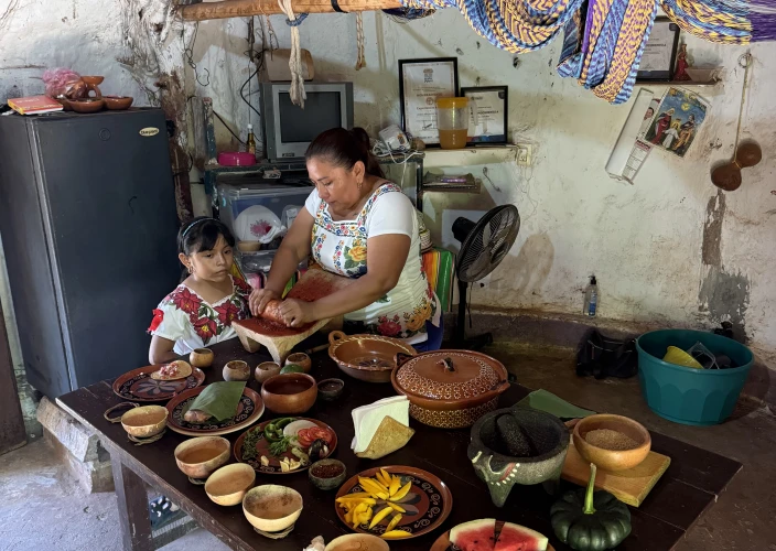 O circuito de Yucatán ☀️ - Uxmal: joia arquitetônica do mundo maia e confecção de tortillas - Foto do dia