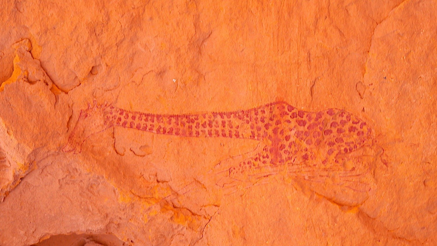 Imersão em Tadrart Rouge - De carro todo-o-terreno, a caminho da Tadrart. - Foto do dia