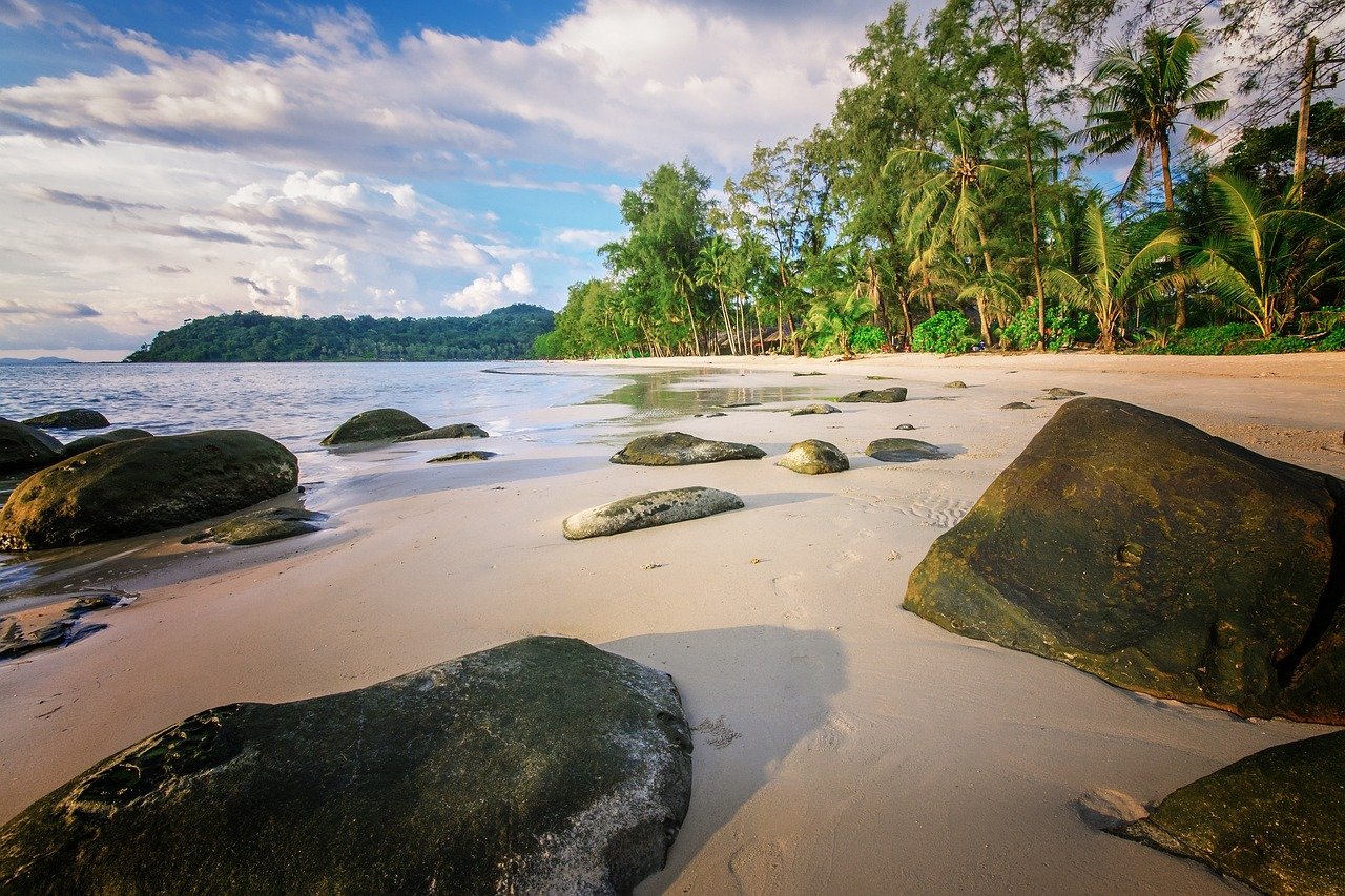Van Thailand naar Cambodja - Vrij verblijf aan het strand in Koh Kood - Séjour balnéaire libre à Koh Kood