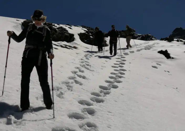 Trekking in de Condoriri-groep (Cordillera Real, Bolivia) en de Uyuni-zoutvlaktes (ATC 15) - Kothia - Ajwani - Foto van de dag