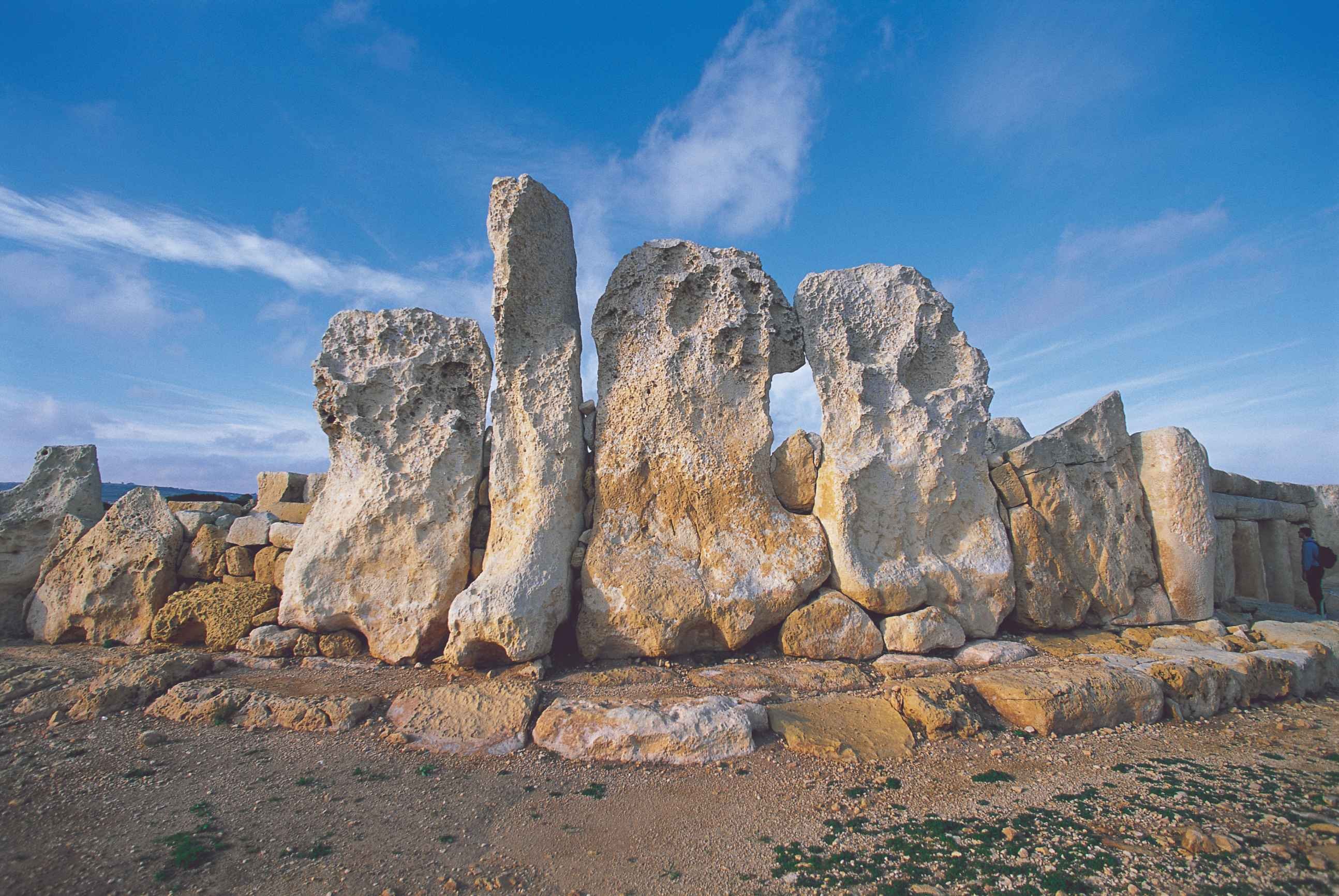 Verblijf met vrienden - Bezoek aan Hagar Qim - Visite de Hagar Qim