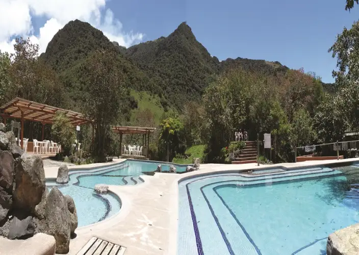 Ecuador : Mountainbike – Circuit Paraíso - Papallacta, thermale waterbronnen, transfer naar Quito - Foto van de dag