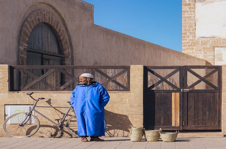 Dal rosso al blu - Essaouira - Foto del giorno