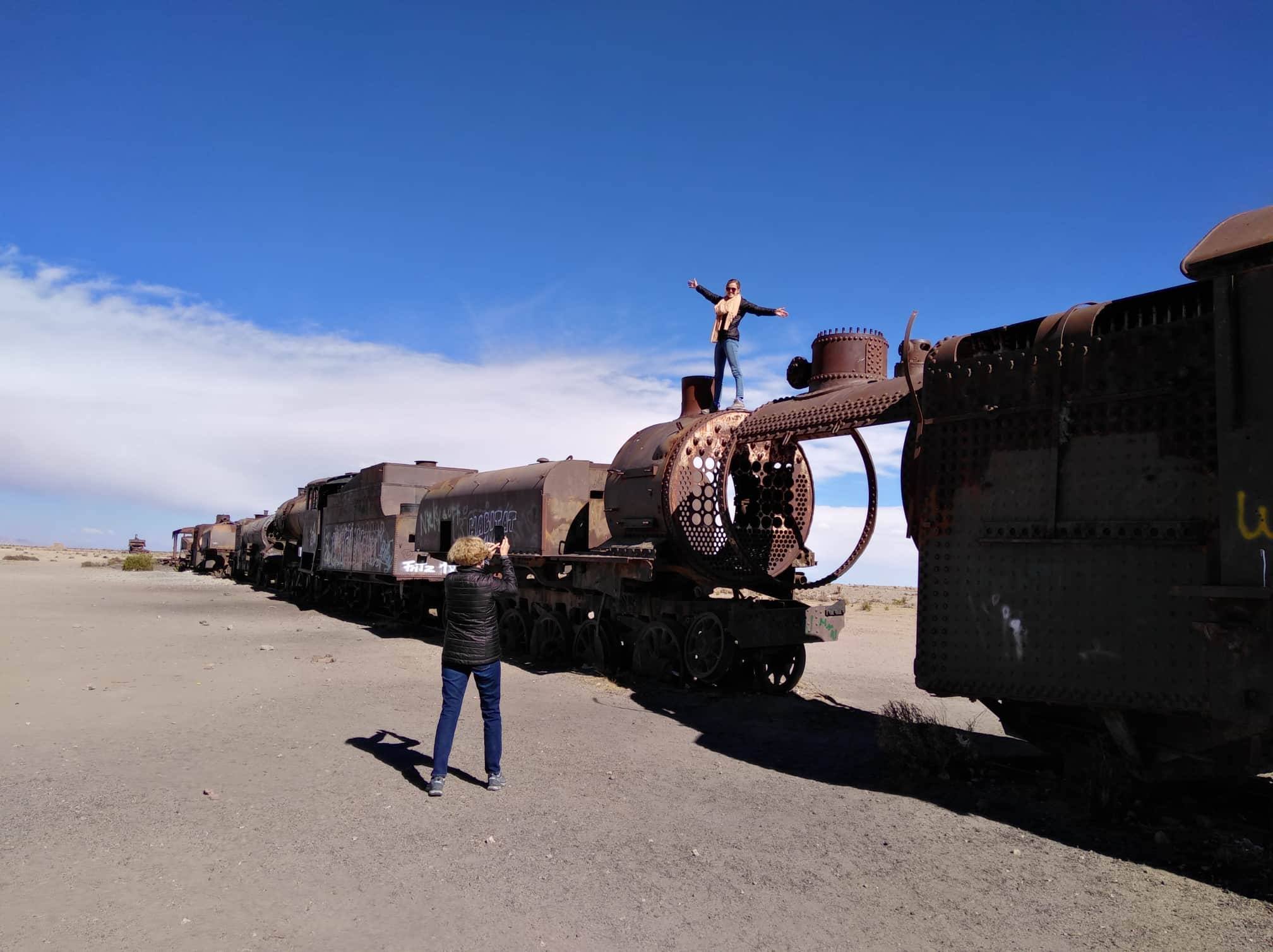 Trekking in de Condoriri-groep (Cordillera Real, Bolivia) en de Uyuni-zoutvlaktes (ATC 15) - Uyuni - La Paz - Foto van de dag