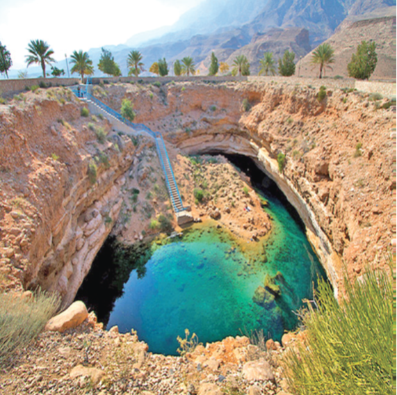 Fuga in Oman - Avventura tra le maestose montagne, il deserto e il mare dell'Oman - Bimmah Sinkhole - Wadi Arybeen - Muscat - Foto del giorno