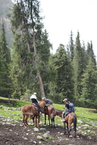 Excursión a caballo a medida en Kirguistán – Montañas Celestiales