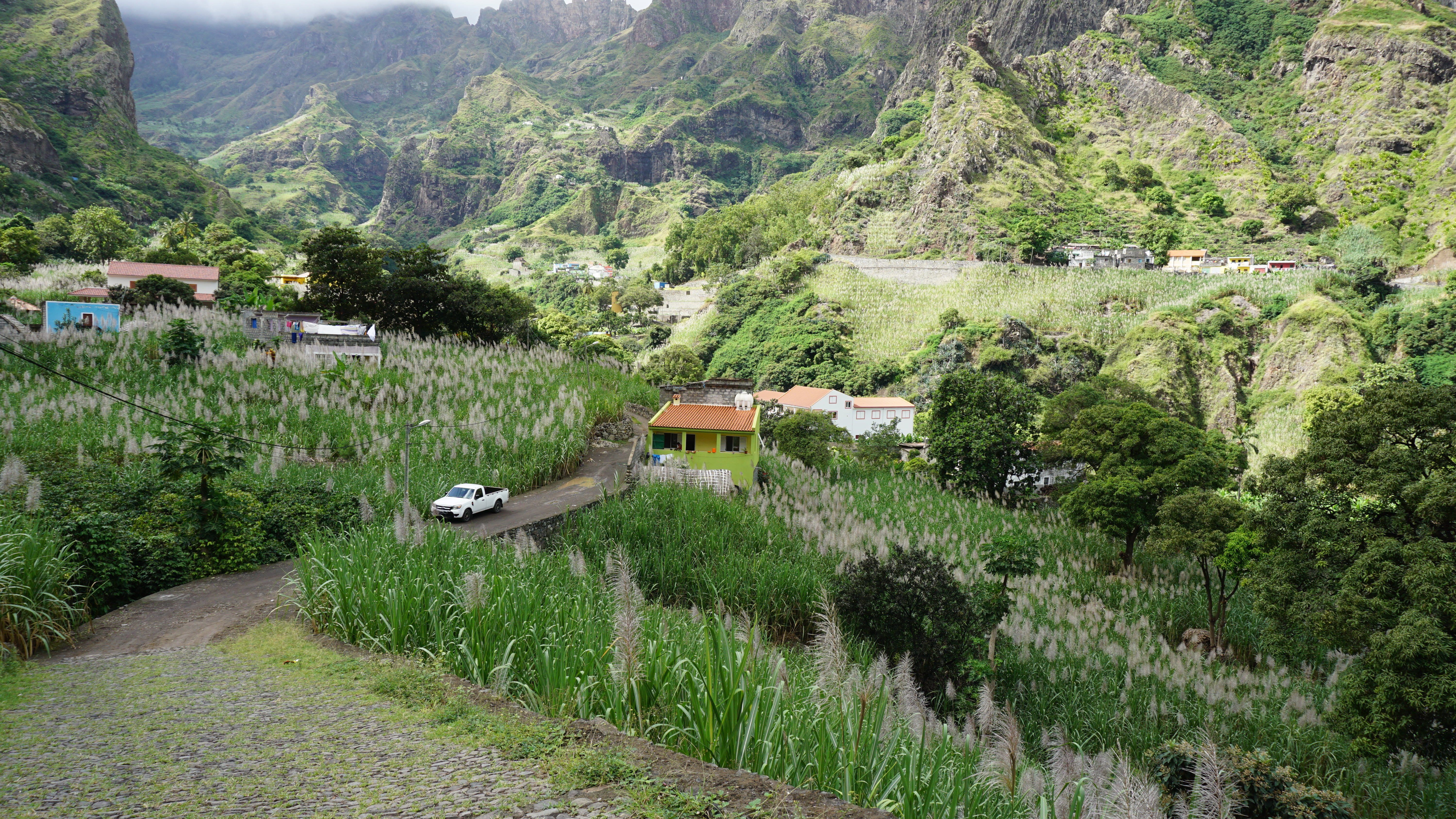 Santo Antão : traversée des villages ruraux - Randonnée à travers les villages de Lombo Branco. - Randonnée à travers les villages de Lombo Branco