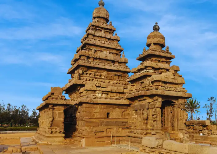 Circuit d'architecture des temples du sud de l'Inde : un voyage guidé, privé et exclusif à travers les sites du patrimoine mondial de l'UNESCO - Prise en charge à Chennai et Temple du Rivage de Mahabalipuram - Photo du jour