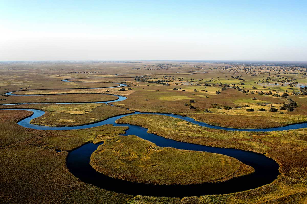 Delta de l'Okavango au Botswana