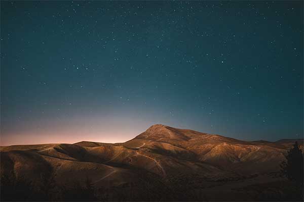 Nuit étoilée dans le désert - voyage en Iran