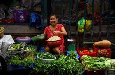 marché local en Asie