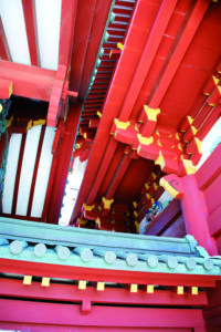 L'architecture des temples est un parfait exemple du savoir faire des bâtisseurs japonais.