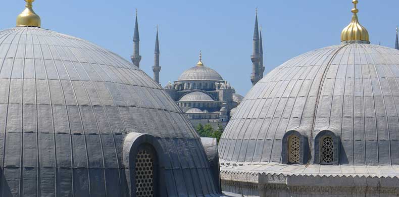 La grande mosquée bleue d'Istanbul