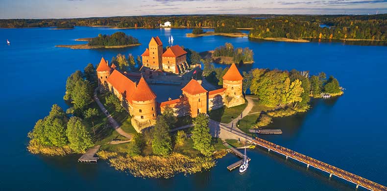 château de Trakai en Lituanie