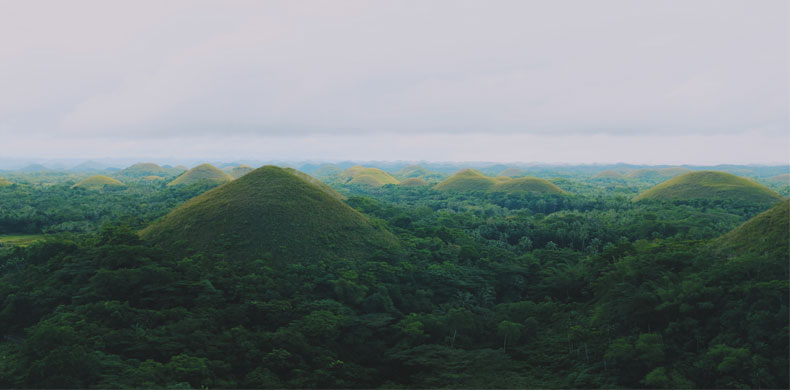 Chocolate Hills aux Philippines
