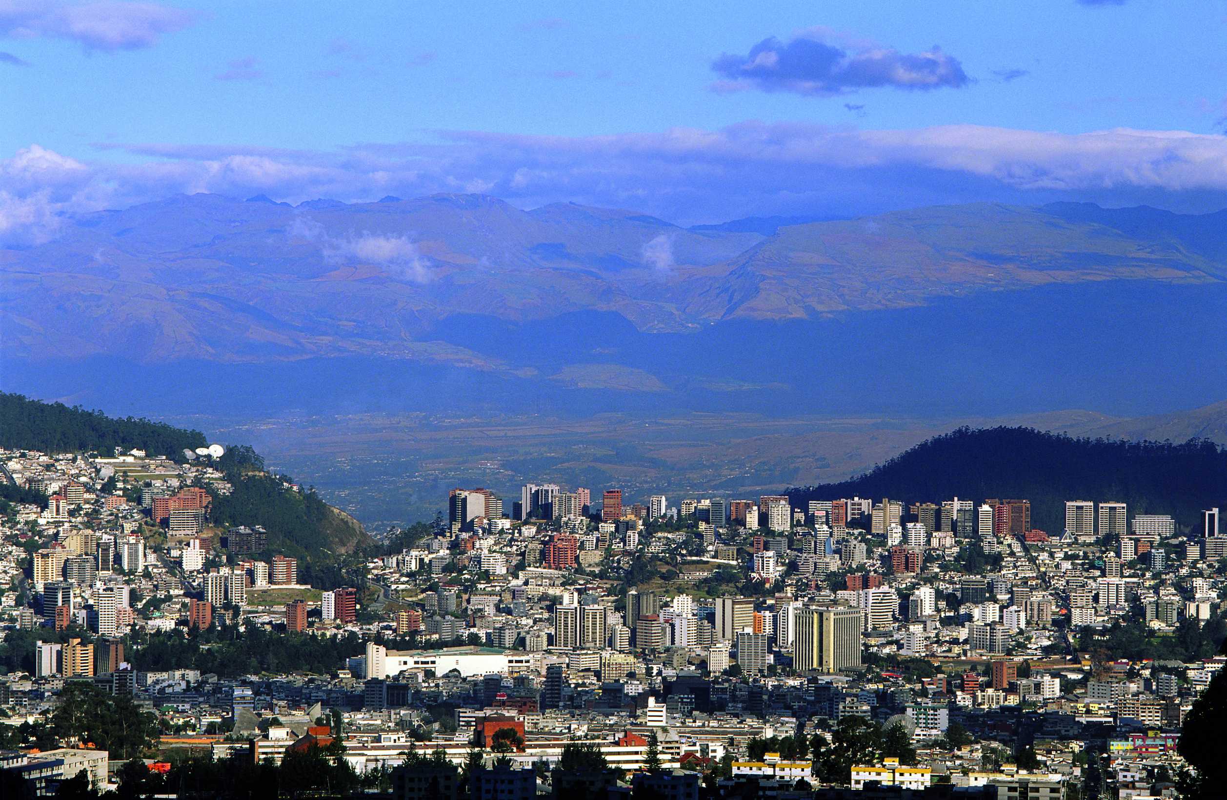 Vue générale de Quito.
