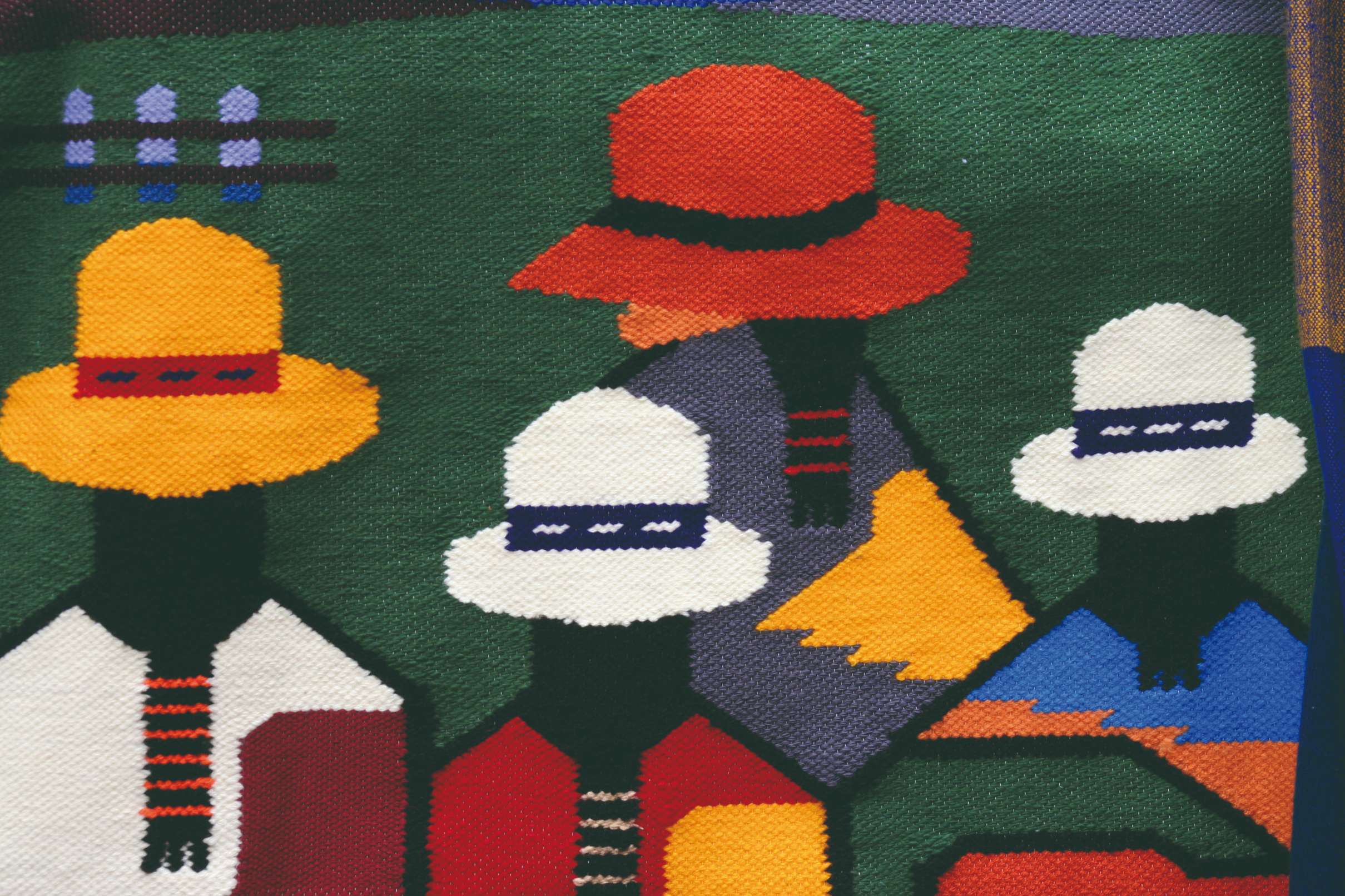 L'artisanat d'Otavalo déploie sa richesse sur la place des Ponchos.