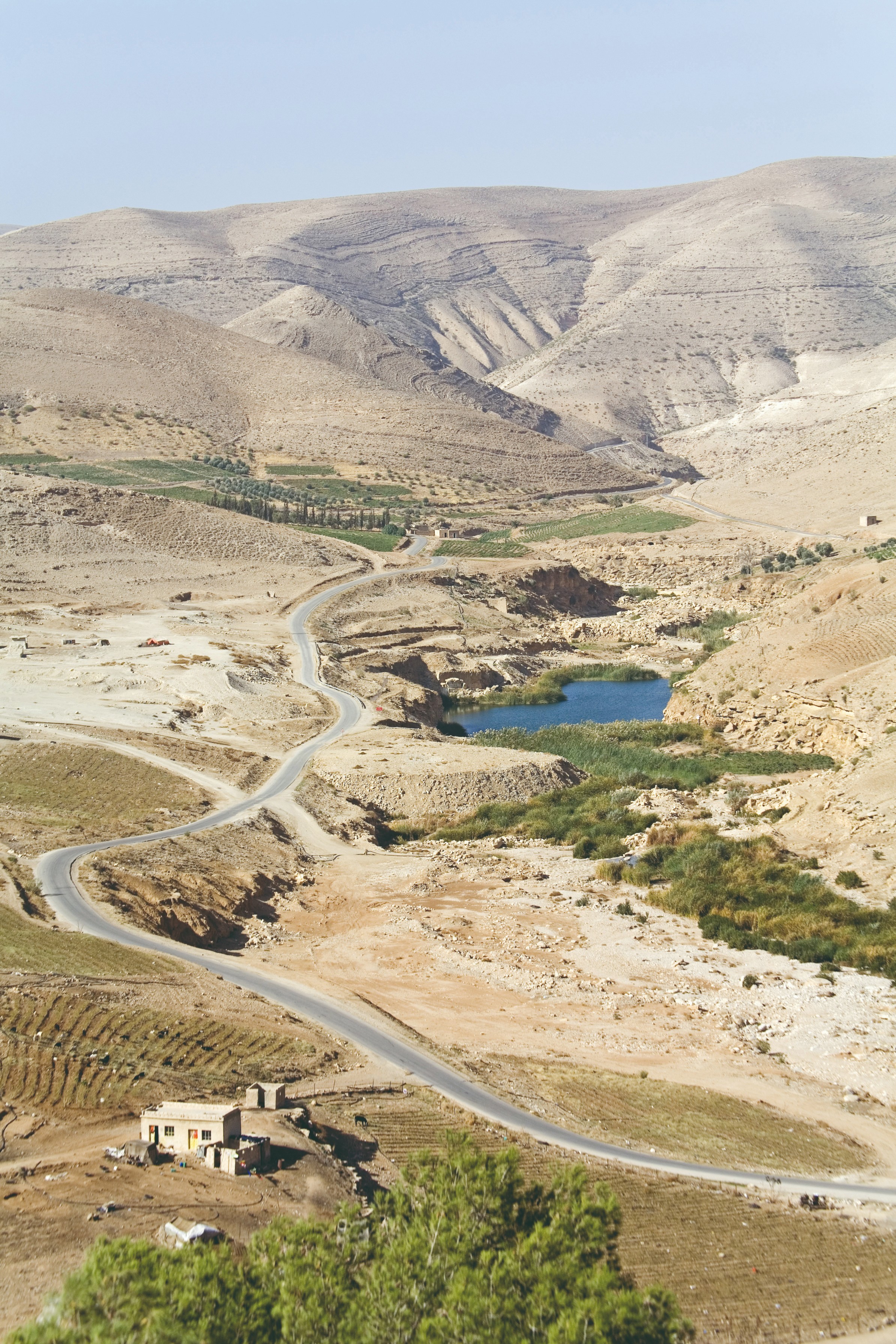 La route des Rois, la plus pittoresque des routes traversant la Jordanie.