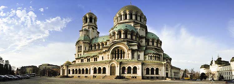 La cathédrale St. Alexandre Nevski sur le centre historique