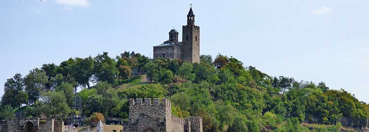 La forteresse Tsarevets à Veliko Tarnovo