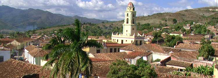 Vue de Trinidad à Cuba
