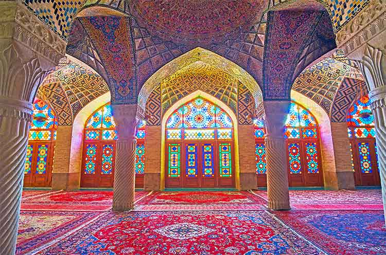 Salle de prière de Nasir Ol Molk à shiraz